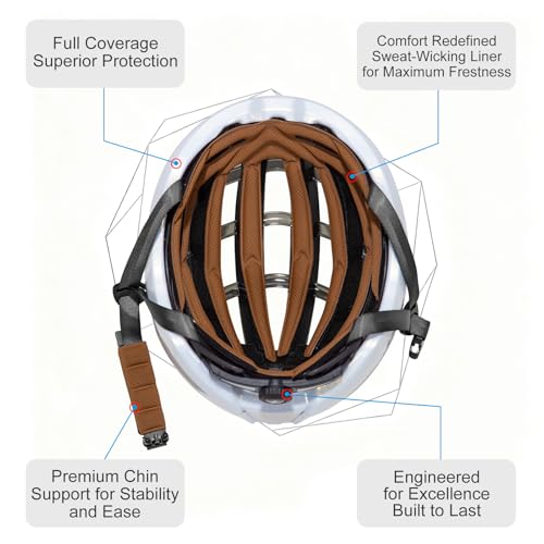 KINGBIKE Bike Helmet for Adult Men Women Youth Road Commute Mountain Cycling Helmets with Replaceable Padding Lightweight ...