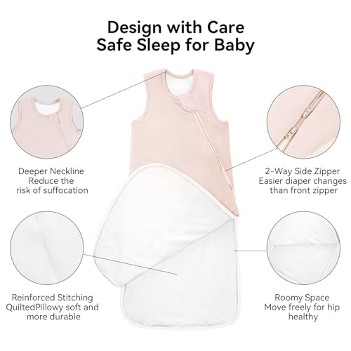 Rayon Made from Bamboo Sleep Sack 24-36 Months 2.5 Tog Winter Warm Ultra Soft Baby Wearable Blanket 3t Toddler Sleep Sack ...