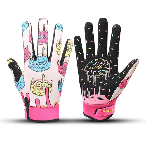 Vilico Full-Finger Cycling Gloves for Men and Women – Adjustable Cycling Gloves for Outdoor Activities, Mountain Biking, w...