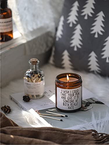 Get Well Gifts for Women, Take Your Pain Candle,Get Well Soon Gift for Women After Surgery,Funny Present for Her,Inspirati...