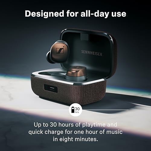 Sennheiser Momentum True Wireless 4 Smart Earbuds, Bluetooth 5.4, Crystal-Clear Sound, Noise Cancelling Earbuds, Comfortab...