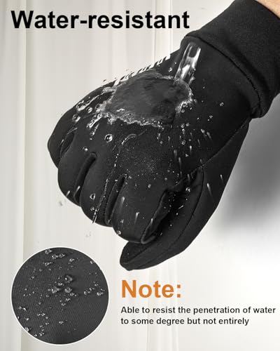 RIGWARL Gloves for Cool&Cold Weather Waterproof, Winter Gloves for Men Women Touch Screen