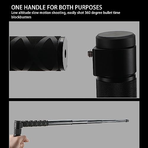 Bewinner Time Handle Universal - 360 Rotating Adjustable Foldable Tripod Aluminum Alloy Perfect For One X3 One X2 One R One X On