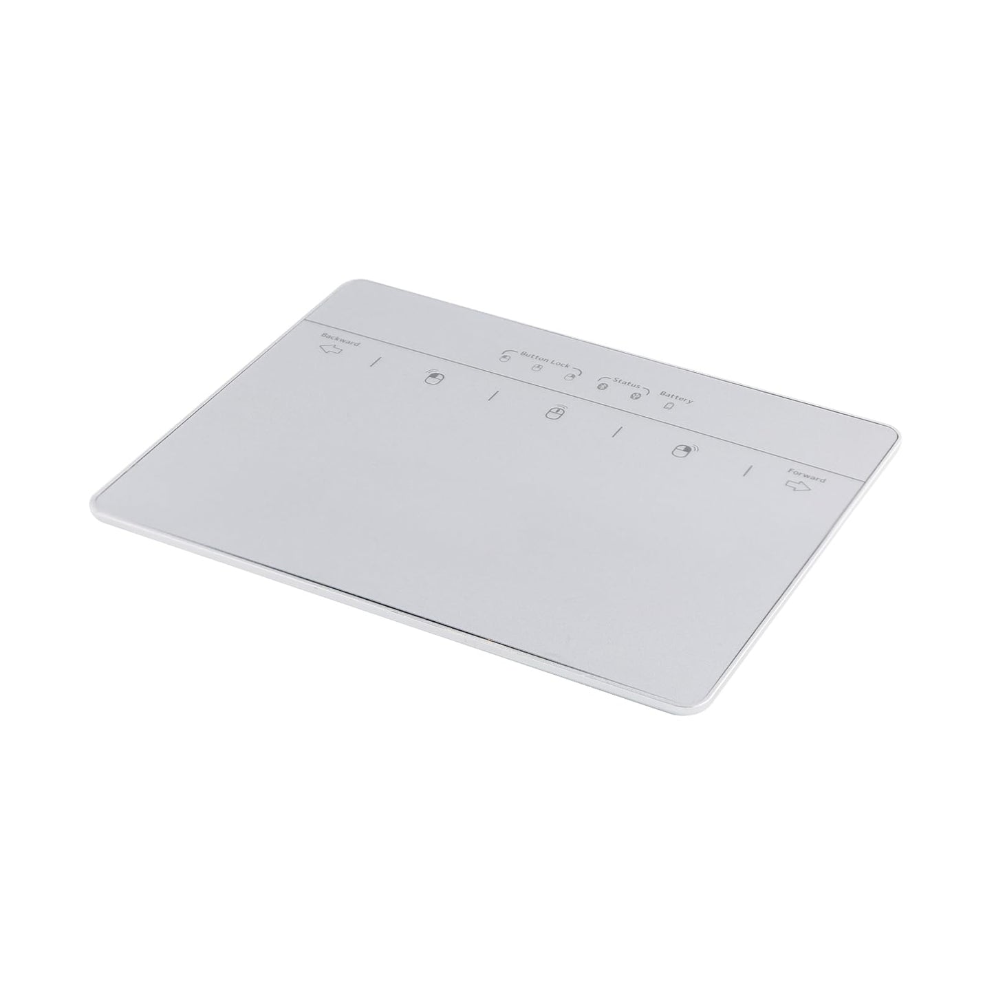 Bluetooth Wired Trackpad for Windows 7/10/11  Wireless Bluetooth Touchpad with Multi-Touch Gestures  USB Touch Pad Rechargeable Mouse Pad for PC Computers  Laptops & Notebooks  Silver White-New