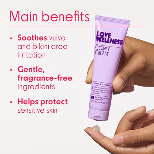 Love Wellness Comfy Cream Vulva & Vaginal Moisturizer - 1.01 oz