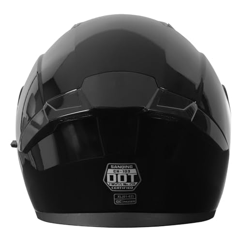 SPARK Adult Modular Motorcycle Helmet Dot Certified Flip-Up Dual Visor Full Face Helmets for Men & Women Moto ATV UTV Snow...