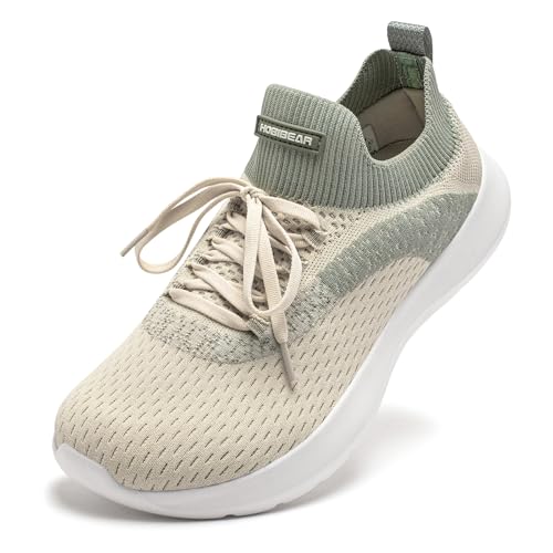 HOBIBEAR Mens Wide Toe Box Running Shoes/Womens Lightweight Walking Sneakers for Jogging