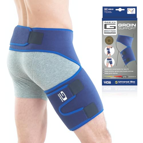 Neo-G Groin Brace for Thigh or Hamstring Injury. Groin Brace for Men and Women - for arthritis, pulled groin, strain - Adj...