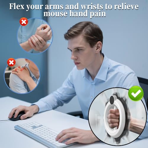 TINRIEF Arm Workout for Men and Women, 360° Hand-Crank Forearm Trainer, Chest Trainer,Shoulders and Arm Muscle Training Fi...