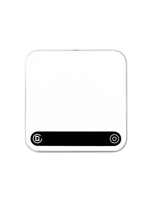 Coffee Scale with Timer and Flow Rate Tracking, 0.1g Precision, 2kg Capacity, Rechargeable, Smart App Compatible, Ideal fo...