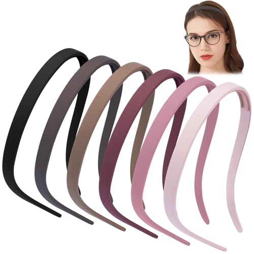 TOBATOBA Headbands for Glasses Wearers No Pressure No Headache Comfortable Hairbands Square Sunglasses Headband for Women ...