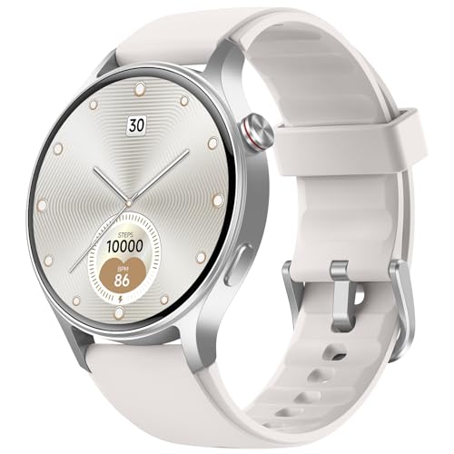 Smart Watch for Women, Answer/Make Call, AMOLED Ultra-Clear Screen Activity Trackers with Heart Rate/Sleep/SpO2 Monitor, S...