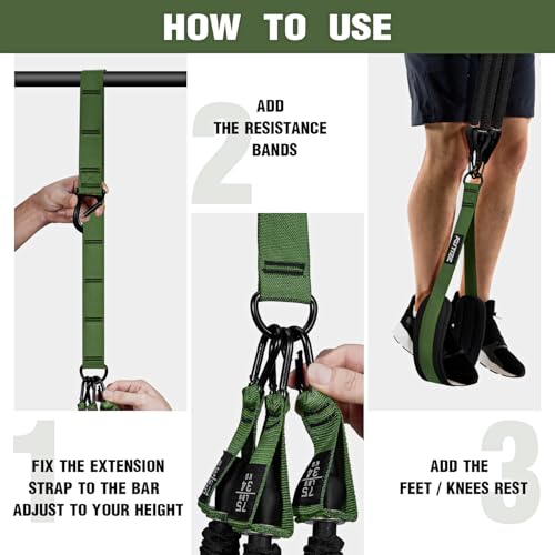 KUTIZE Pull Up Assistance Bands, Pull Up Bar Resistance Bands, Pull Up Bands for Enhanced Strength Training, Muscle Traini...