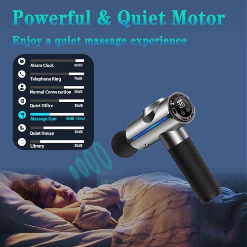 ZEOEZHBI Christmas Gift for Women/Men/Dad/Mom, Percussion Massage Gun, Deep Tissue Back Massage for Athletes for Pain Reli...