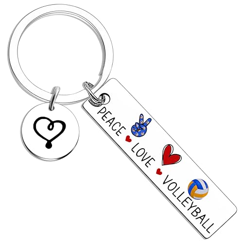 Crizaor Basketball Gymnastics Cheerleader Volleyball Soccer Softball Baseball Team Keychain Player Coach Gifts Cheer