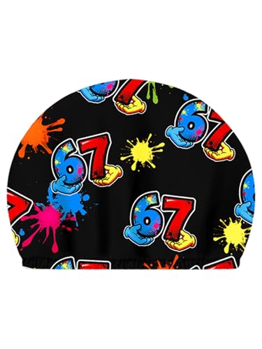 Kids 67 3-Piece Swim Set Rash Guard Quick-Dry Trunks and Cap Birthday Swimwear for Boys 5-12Y