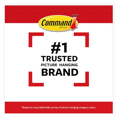 Command 10 lb Medium Picture Hanging Strips 16 Pairs (32 Command Strips), Damage-Free Picture Hangers, No Tools Wall Hanging for Home Decor, White Adhesive