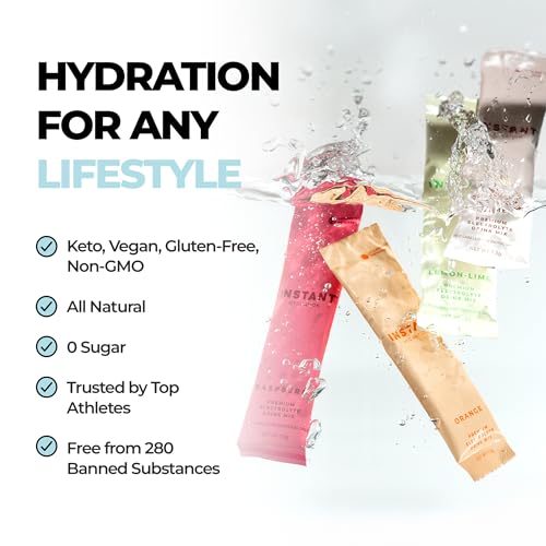 Instant Hydration Electrolytes Powder Packets - Variety Pack - Zero Sugar - Keto, Vegan, Gluten-Free, Non-GMO - Boost Reco...