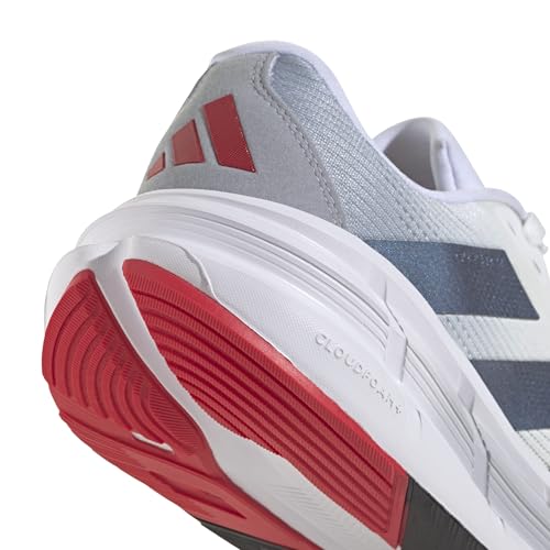 Adidas Men's Questar 3 Running, White/Black/Pure Ruby, 7