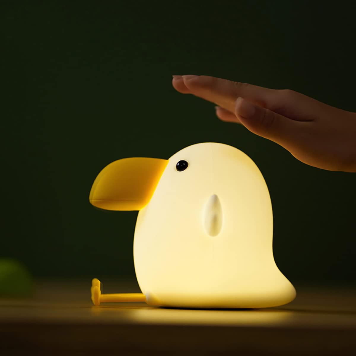 Ledholyt Kids Night Light - Cute Silicone Bird Lamp, Rechargeable, Perfect For Nursery, Bedroom, Toddler Gift