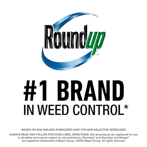 Roundup Weed & Grass Killer₄ Concentrate, Use in and Around Flower Beds, Walkways and Other Areas of Your Yard, 1 gal.