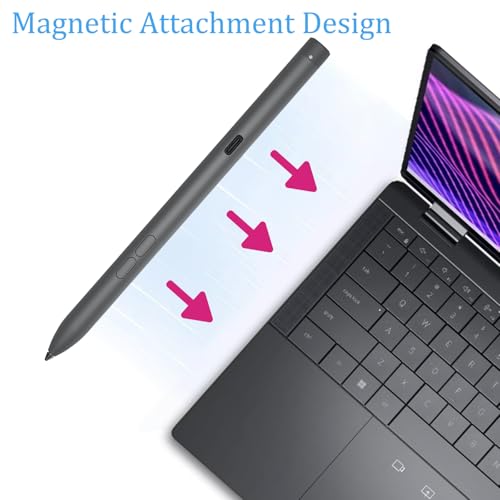 Premier Rechargeable Active Pen for Dell Active Pen PN7522W Laptop Pen,Compatible with Dell 2 in 1 Laptop for Inspiron 742...