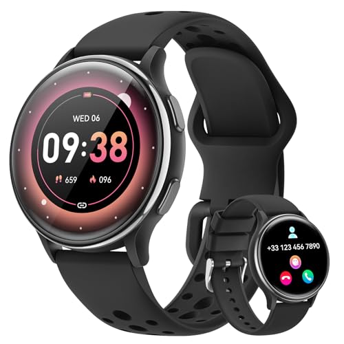 RUXINGX Smart Watches for Men Women:Android Phones & iPhone Compatible, Fitness Tracker Watches for Women Make/Answer Cal...