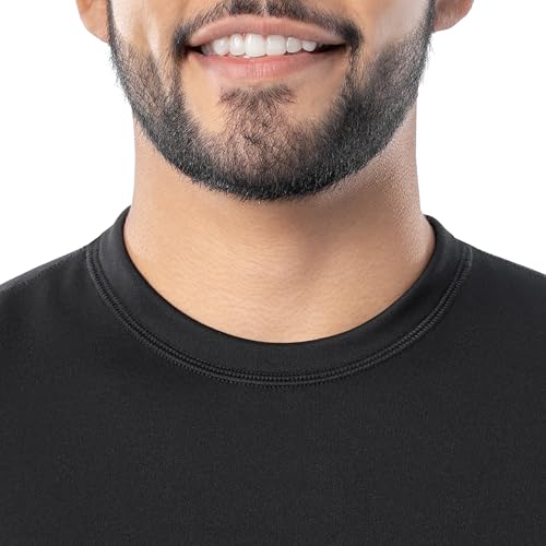 Fruit of the Loom mens Heavyweight Brushed Back Fleece Thermal Underwear Base Layer Set