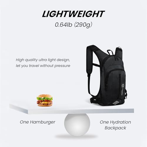 Nepest Hydration Pack Backpack for Women & Men, Lightweight Water Backpack with 2L Water Bladder for Hiking Cycling Runnin...