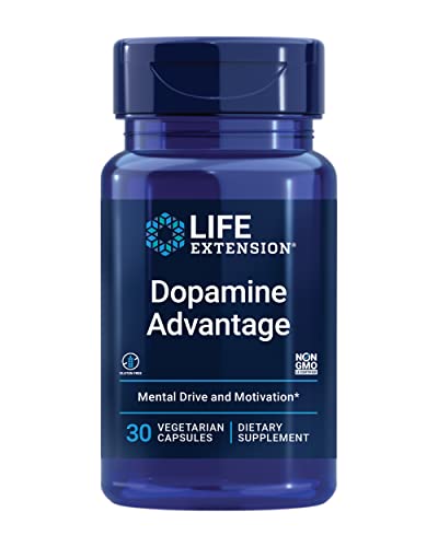 Life Extension Dopamine Advantage, Cognitive Health, Mental Sharpness, Motivation, Vitamin B12, phellodendron bark Powder,...