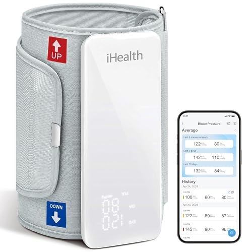 iHealth Neo Wireless Blood Pressure Monitor, Upper Arm Cuff, Bluetooth Blood Pressure Machine, Ultra-Thin & Portable, App-...
