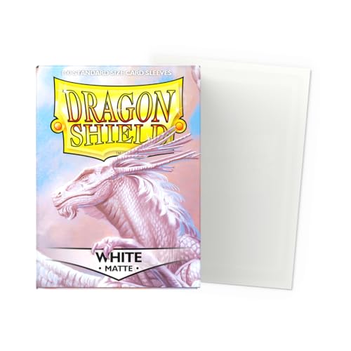 Dragon Shield | Standard Size Matte Card Sleeves | 100 CT - Smooth & Tough TCG Sleeves - Compatible with Pokemon, Flesh & ...