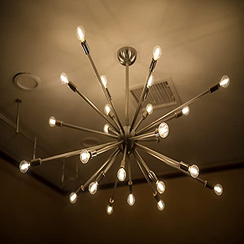 Xininsun Dimmable G16.5 Light Bulb, E12 40W Vintage Led Filament, Soft White 3000K, Glass, 6-Pack