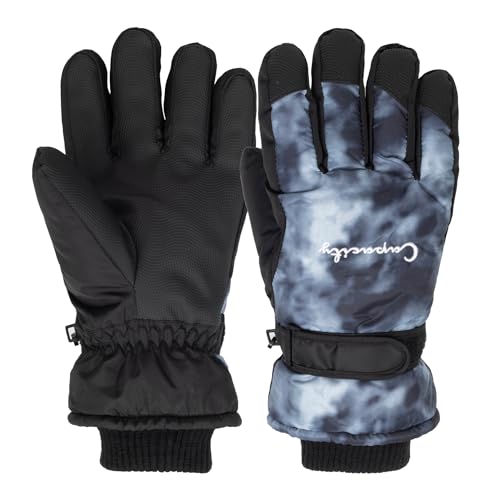 HinyBoeh Women's Winter-Ski-Gloves Thermal Cold-Weather-Gloves,Warm Windproof Gradient Touchscreen Glove