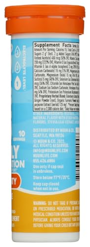 Nuun, Immunity Orange Citrus, 1.9 Ounce
