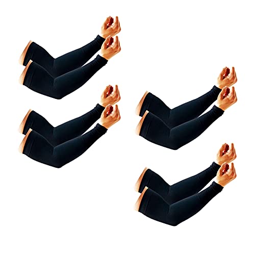 PFFY 2 & 4 Pairs UV Protection Cooling Arm Sleeves for Men and Women UPF 50 Sun Sleeve