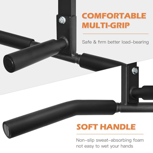 ATENTO Pull Up Bar, Chin Up Bars Ceiling Mount, Workout for Home Gym, Beam, Crossfit - Heavy-Duty, Foam Grip, Easy install...