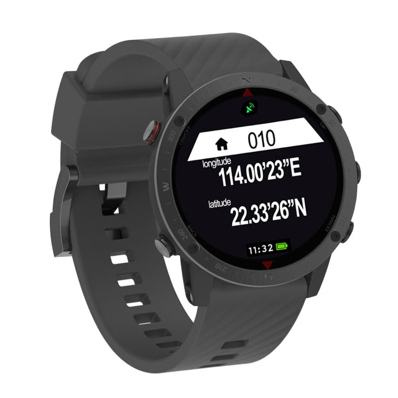 SUNROAD G5 Pro GPS Sports Watch AMOLED Health and Fitness Tracker Running Swimming Climbing Hiking Route Navigation Men Wr...