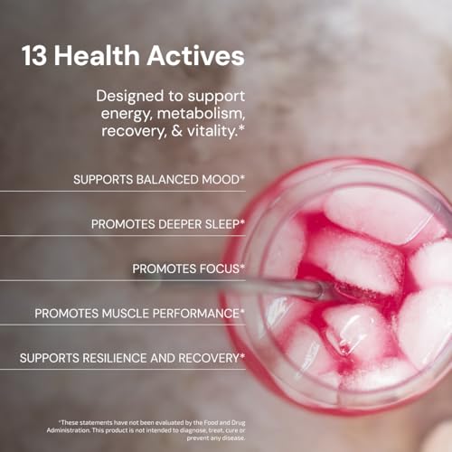 Blueprint Bryan Johnson Longevity Mix - Muscle Builder & Recovery Supplement - Promotes Focus and Balanced Mood - Magnesiu...
