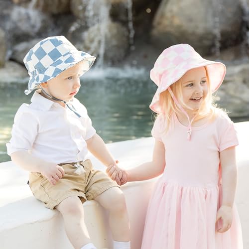 Tiny Twinkle Baby&Toddler Sun Hat|Adjustable UPF 50+ Bucket Hat for Infants&Kids|Lightweight Quick-Dry Hat for Beach&Swim
