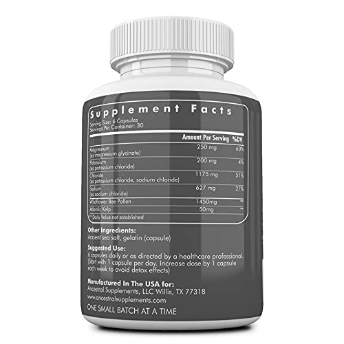Ancestral Supplements Minerals & Electrolytes with Magnesium, Potassium, Sodium, Supports Optimal Hydration, Immune Healt...