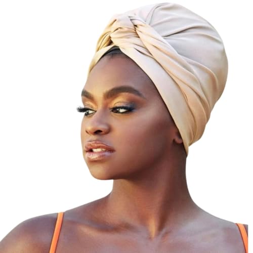 Waterproof Swim Turban, Extra Large Swip Cap. Keeps Hair Dry. Protection from Swimming Pools, Salt Water and UV Rays. for ...