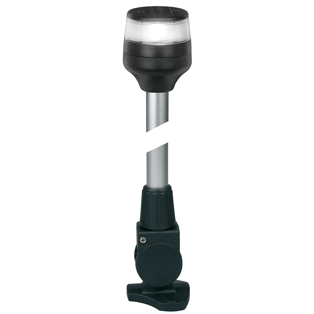 Hella Marine Naviled 360 Compact All Round Lamp - 2Nm, 40 Fold Down Base, Black, Model 2Lt 980 960-461, One Size, Plastic