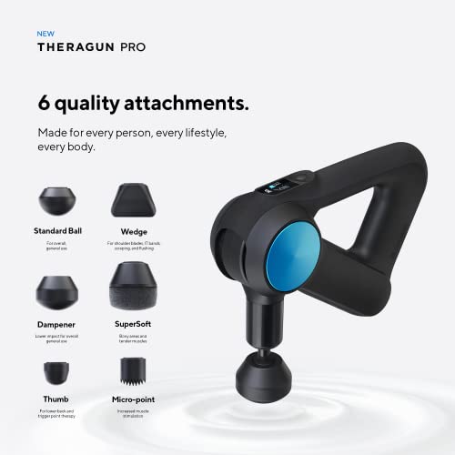 TheraGun Pro Handheld Deep Tissue Massage Gun - Bluetooth Enabled Percussion Massage Gun & Personal Massager for Pain Reli...