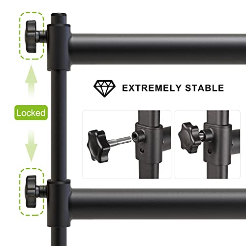 SELEWARE Height Adjustable Ballet Barre Freestanding Ballet Bar Heavy Duty Dance Bar Support Barre Movements Body Stretch ...