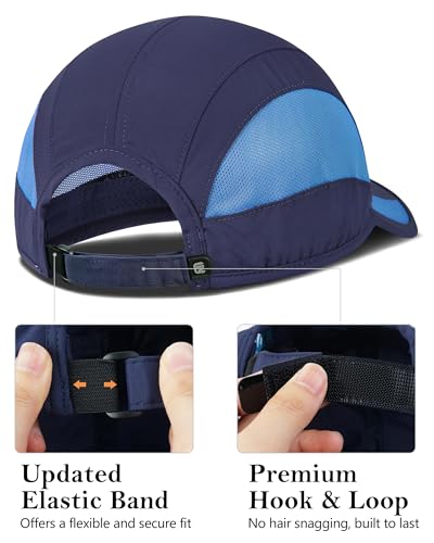 GADIEMKENSD Quick Dry Run Hat Cooling Breathable Mesh