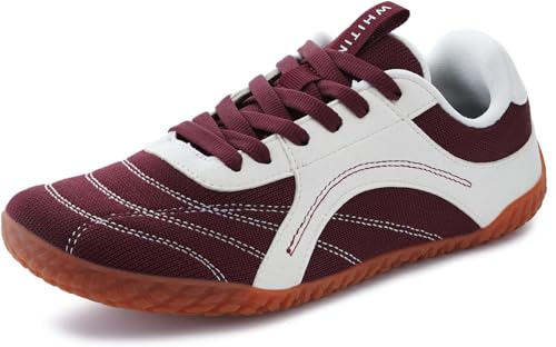 WHITIN Women's Wide Barefoot Sneakers | Retro Track-Inspired Trainer | Zero Drop Lifestyle