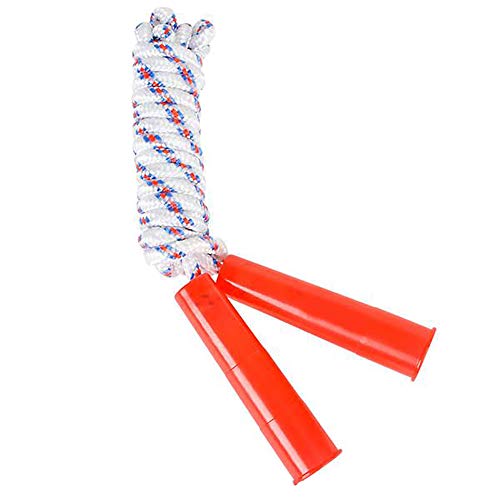 The Dreidel Company Durable Jump Ropes for Kids, Nylon with Plastic Handles, Indoor & Outdoor Skipping Activity, Party Fav...