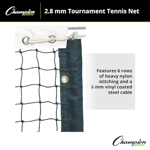Champion Sports3.0 mm Tournament Tennis Net