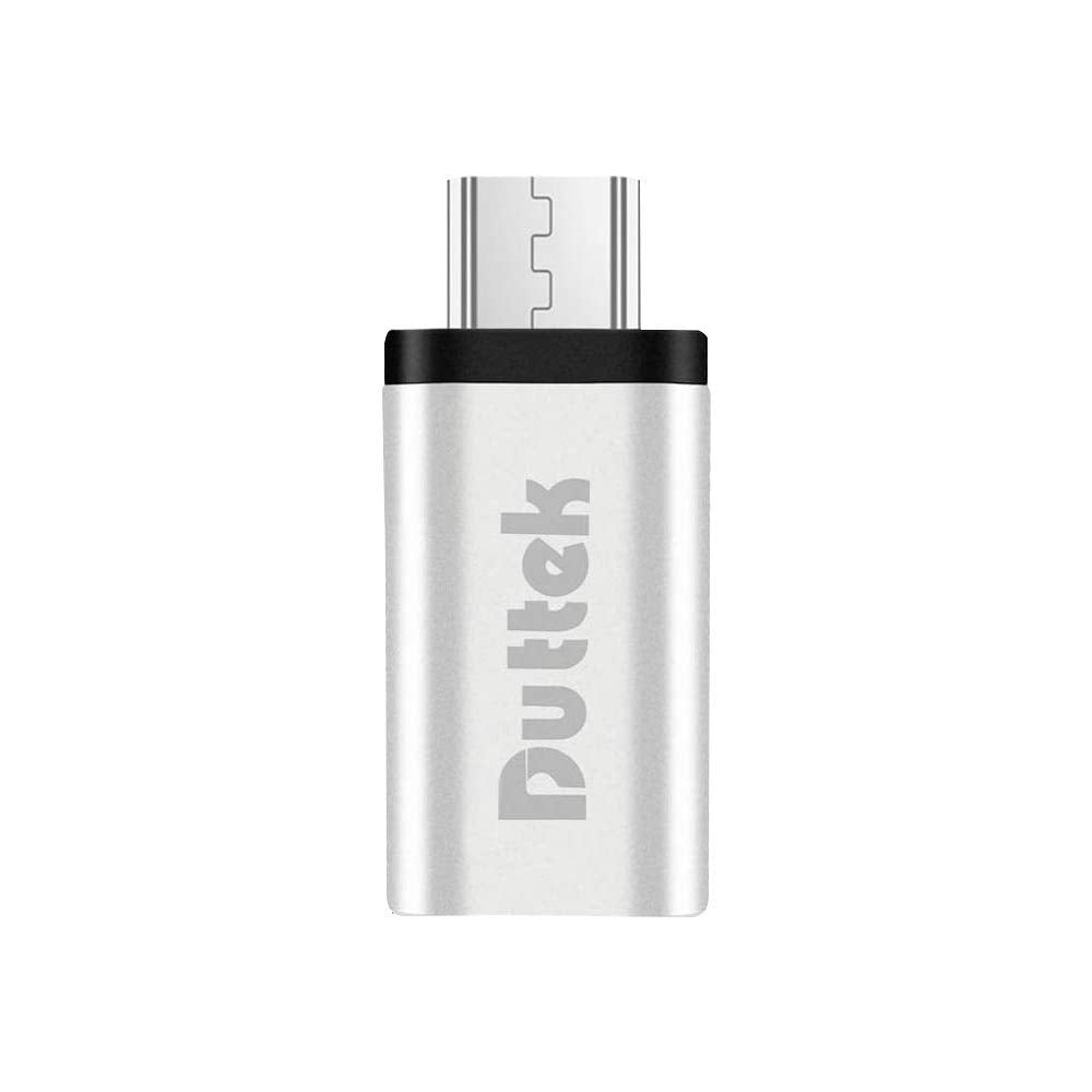 Duttek Usb-C To Micro Usb Adapter, 480Mbps, Otg Compatible, For Flir One Pro, Huawei Y7/Y6/P Smart/P8 Lite And Smartphones, Tabl